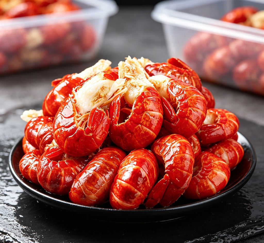 Deliciously Spiced Crawfish Tails - Ready to Savor!