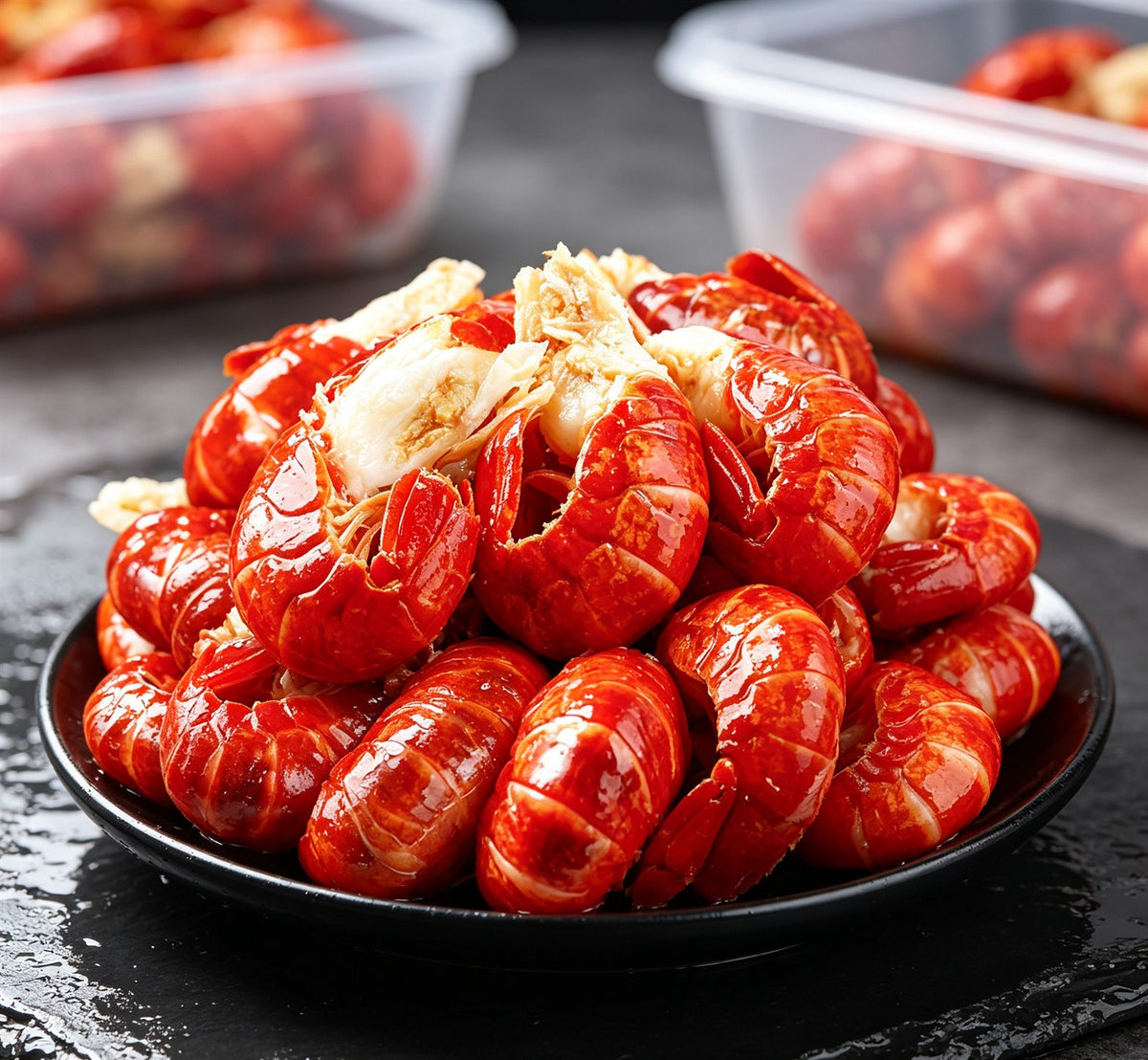 Deliciously Spiced Crawfish Tails - Ready to Savor!